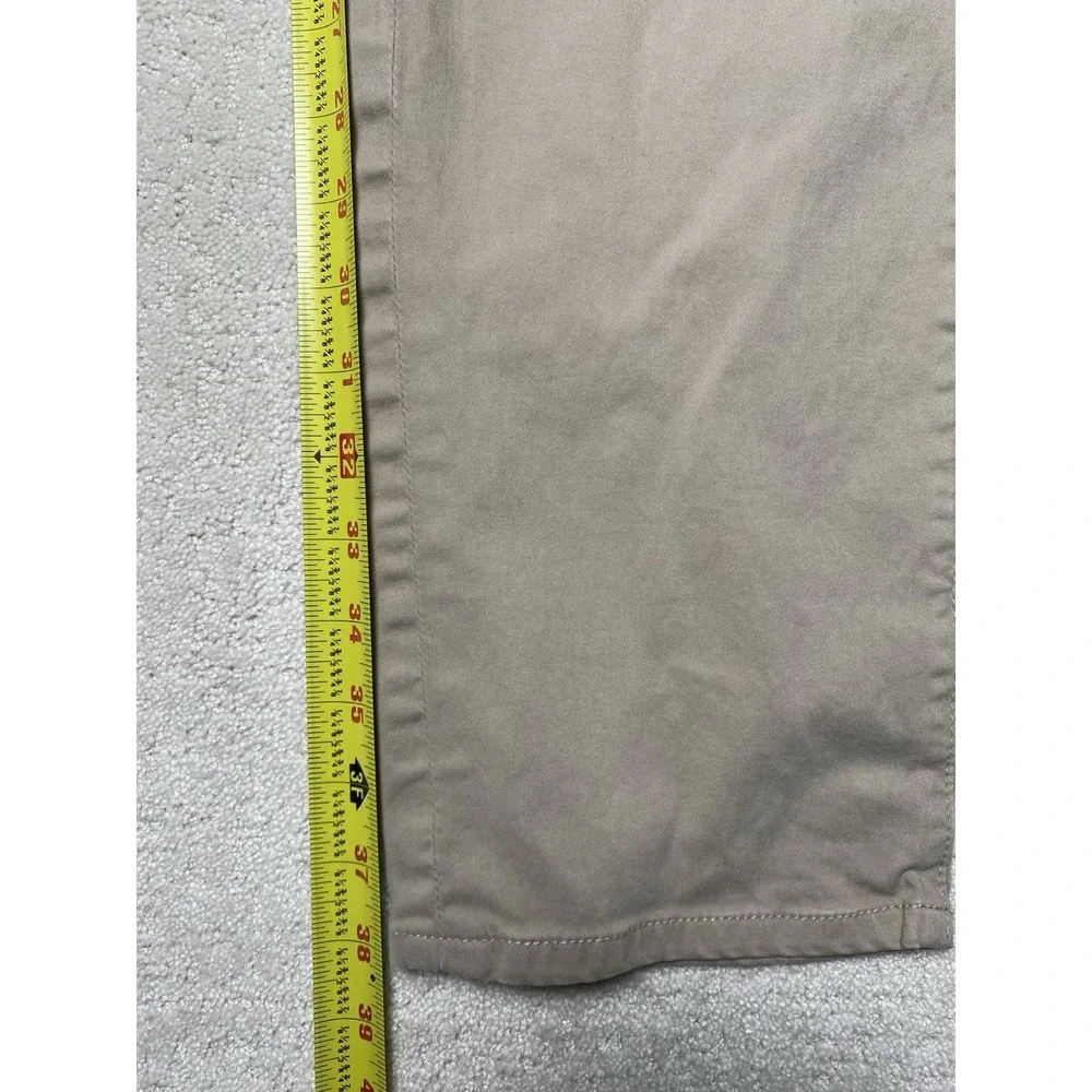 AG Adriano Goldschmied The Tellis Modern Slim Pants Mens 33 Khaki Measured 35x28